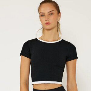 NEW Cream Yoga Muscle Tee